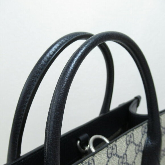 Gucci Shoulder Bag canvas leather beige - Picture 9 of 9